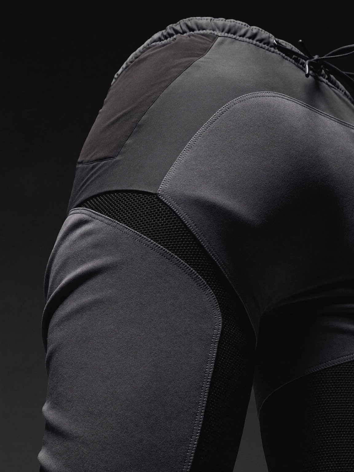 Illustration détaillant des matières et finitions de vêtements de sport